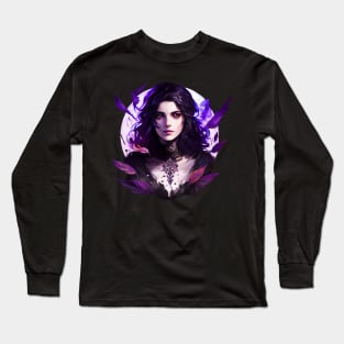 Anime Yennefer based on Books Long Sleeve T-Shirt